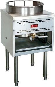 Wok Range 16″ Ring 125,000 BTU – Natural Gas