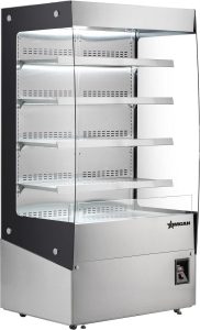46" Floor Display Warmer, 4 Shelves, Open Front, Self-Service, 26.8 cu. ft. (760 L) Capacity - 220V, 3100W