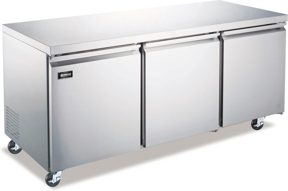 72″ Three (3) Door Undercounter Refrigerator, 15.5 cu.ft. (440 L), Stainless Steel 72″ Three (3) Door Undercounter Refrigerator, 15.5 cu.ft. (440 L), Stainless Steel