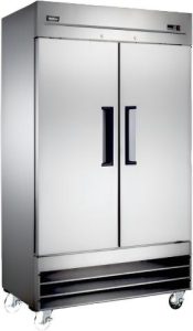 40” Two (2) Door Reach In Refrigerator, 26.5 cu.ft. (750 L), Stainless Steel
