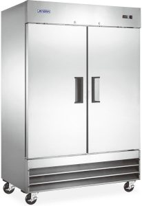 Aurora 54″ Two (2) Door Reach-in Freezer, 41 cu.ft. (1169 L), Stainless Steel