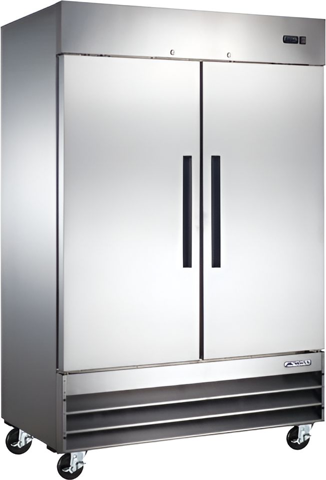 Aurora 54″ Two (2) Door Reach-In Refrigerator, 41 cu.ft. (1169 L), Stainless Steel Aurora 54″ Two (2) Door Reach-In Refrigerator, 41 cu.ft. (1169 L), Stainless Steel