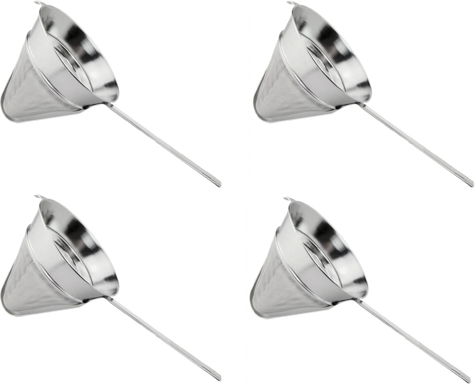 10" Stainless Steel Reinforced 40 Mesh Bouillon Strainer with Flat Handle 10" Stainless Steel Reinforced 40 Mesh Bouillon Strainer with Flat Handle