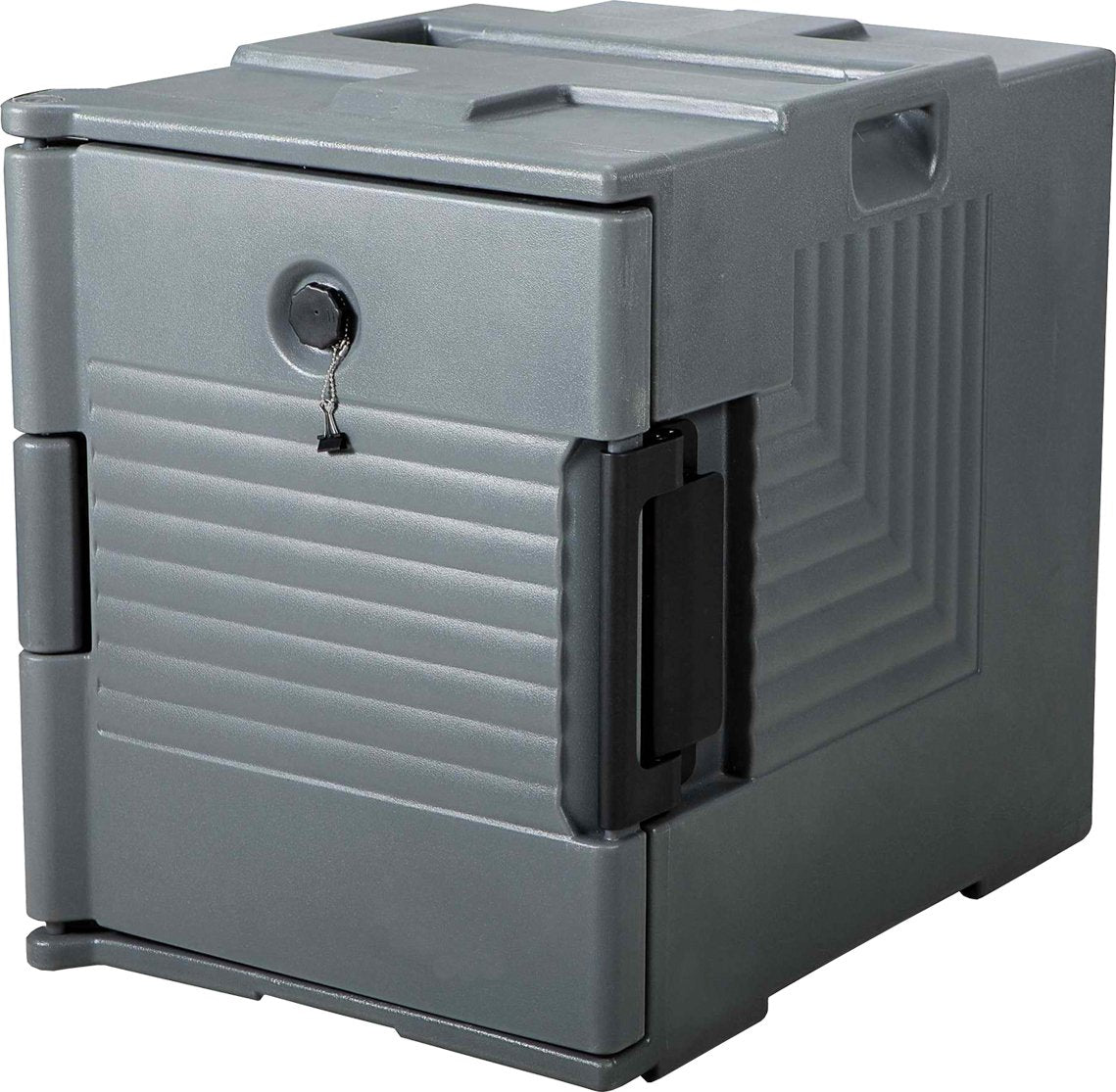 Insulated Polyethylene Food Pan Transport Carrier Front-Loading Design, up to 6 Pan Capacity Insulated Polyethylene Food Pan Transport Carrier Front-Loading Design, up to 6 Pan Capacity
