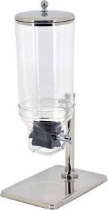 Stainless Steel Cereal Dispenser with 7.5 L Capacity