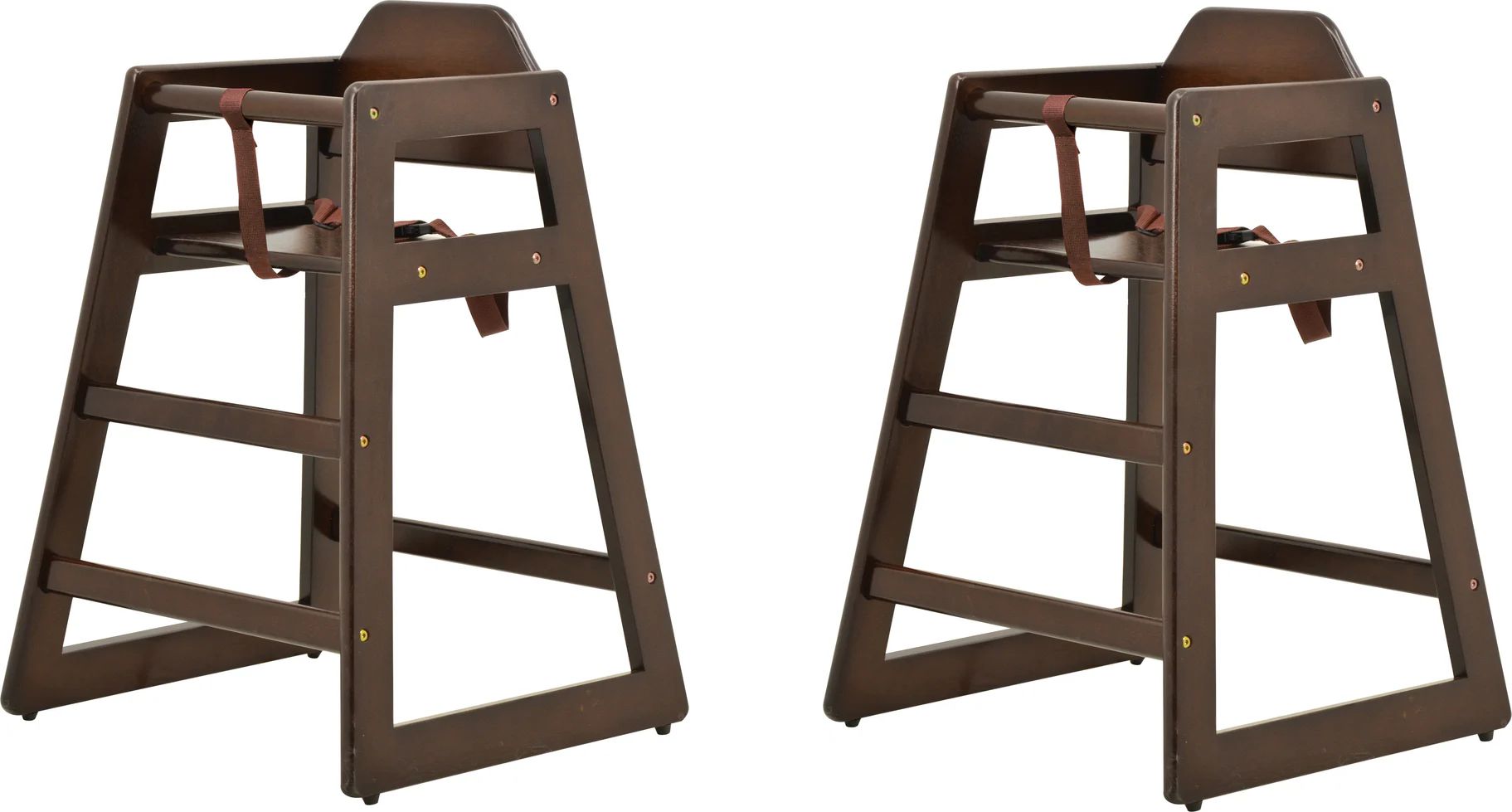 Commercial Walnut Wooden High Chair Commercial Walnut Wooden High Chair