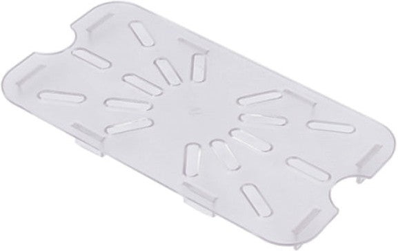 Half-size Clear Polycarbonate Drain Shelf for Food Storage Pans