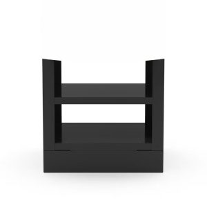 Alfa Quick 2 Pizze Black Oven Base - BPQ2PNER