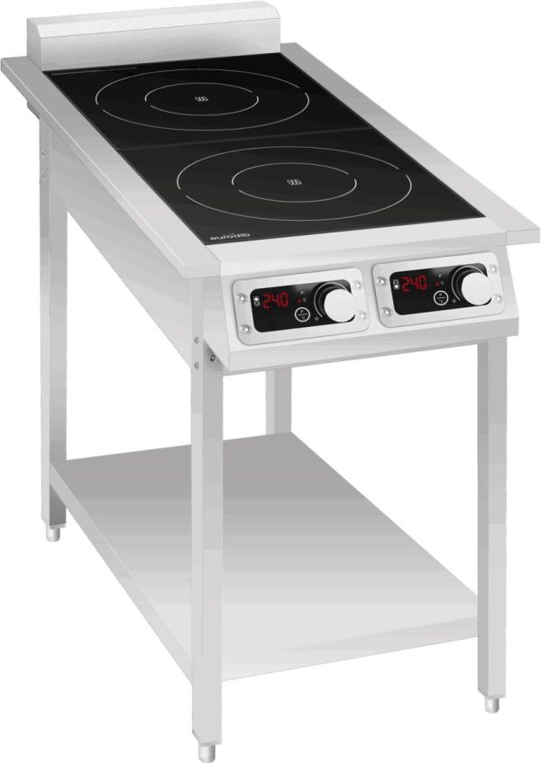 Eurodib - Freestanding 2 Burner Commercial Induction Cooktop - FCI235OS1PH