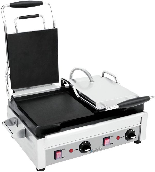 Eurodib - 18" x 11" Panini Grill w/ Flat Top & Bottom - SFE02360-240