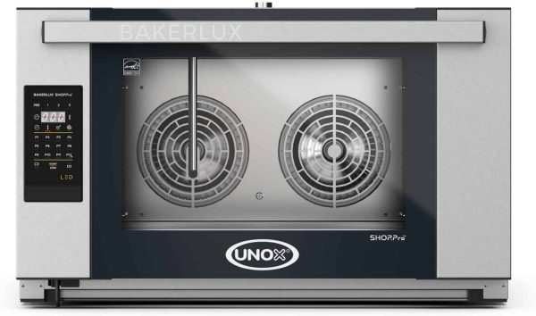 Unox - XAFR-04FS-ELDV ROSELLA Bakerlux Convection Oven w/ Top to Bottom Opening & SHOP.Pro LED - NXSXAFR04FSELDV