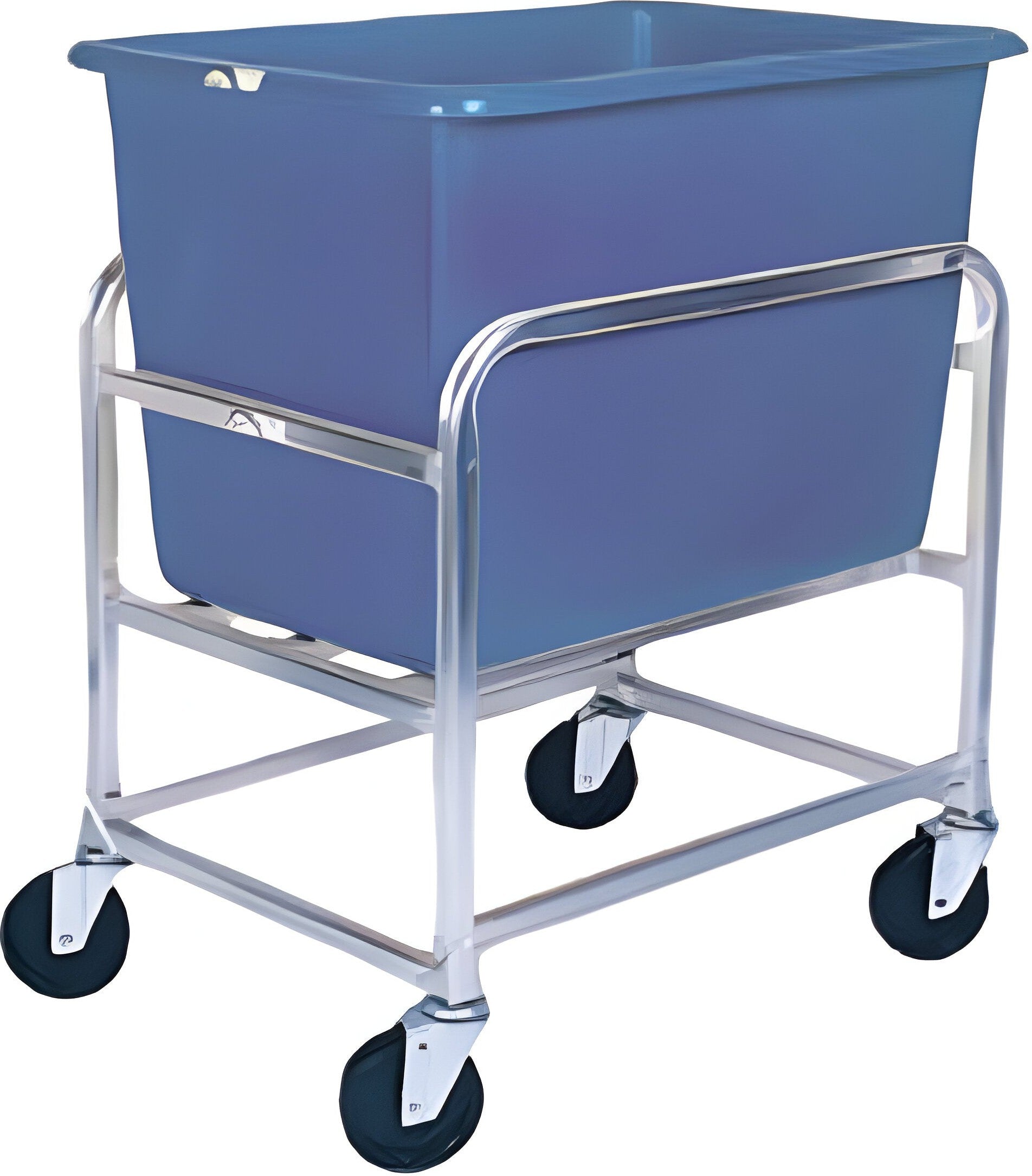 Winholt - 6 Bushel Blue Tub Stainless Steel Bulk Mover - 30-6-SS-BL Winholt - 6 Bushel Blue Tub Stainless Steel Bulk Mover - 30-6-SS-BL