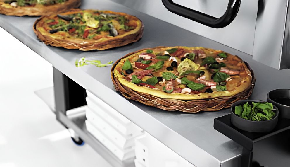 PizzaMaster - Extra Retractable Frontal Unloading Shelf For PM 74X (1-3 Deck Ovens) - 80059-01 PizzaMaster - Extra Retractable Frontal Unloading Shelf For PM 74X (1-3 Deck Ovens) - 80059-01