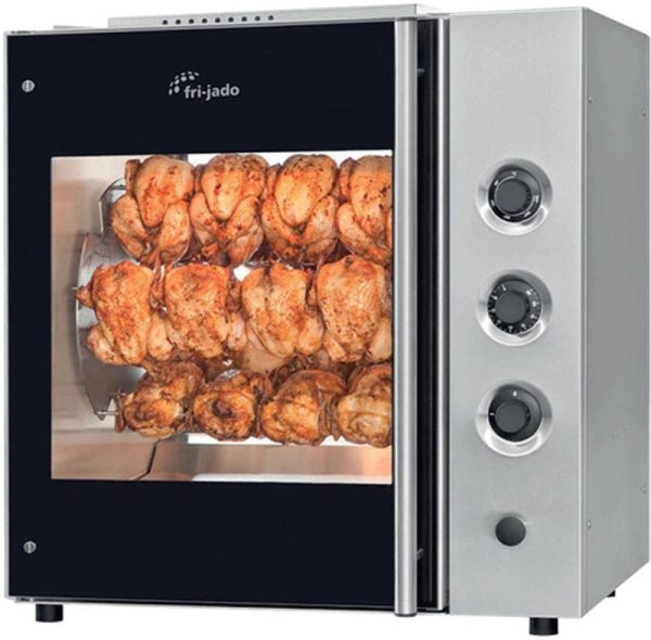 Fri-Jado - TDR 5 MAN 33" Stainless Steel Pass-Thru Countertop Turbo Deli Rotisserie Oven - 9299016
