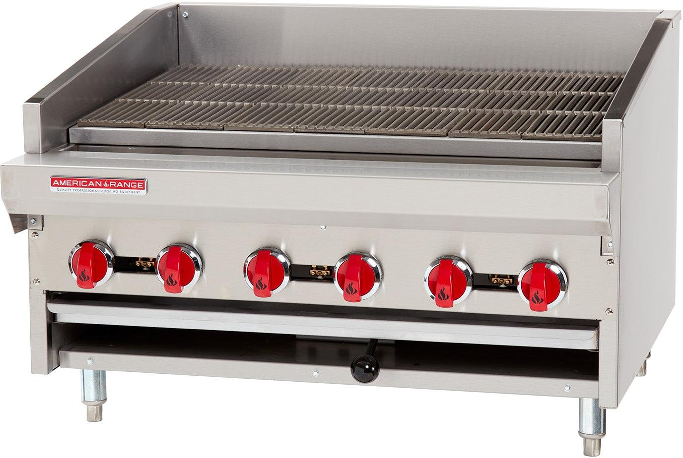 American Range - 36" Stainless Steel Adjustable Top Radiant Char Broiler - ADJ-36 American Range - 36" Stainless Steel Adjustable Top Radiant Char Broiler - ADJ-36