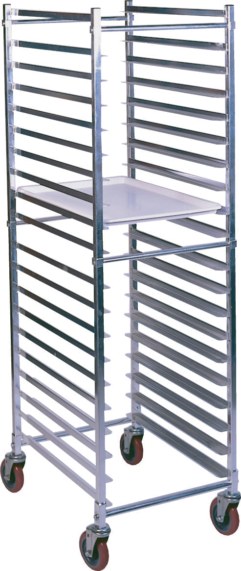 Winholt - 21" Heavy Duty Knock-Down Pan Rack With 2 Locking Casters - AL-1820BKD-HD-2LC