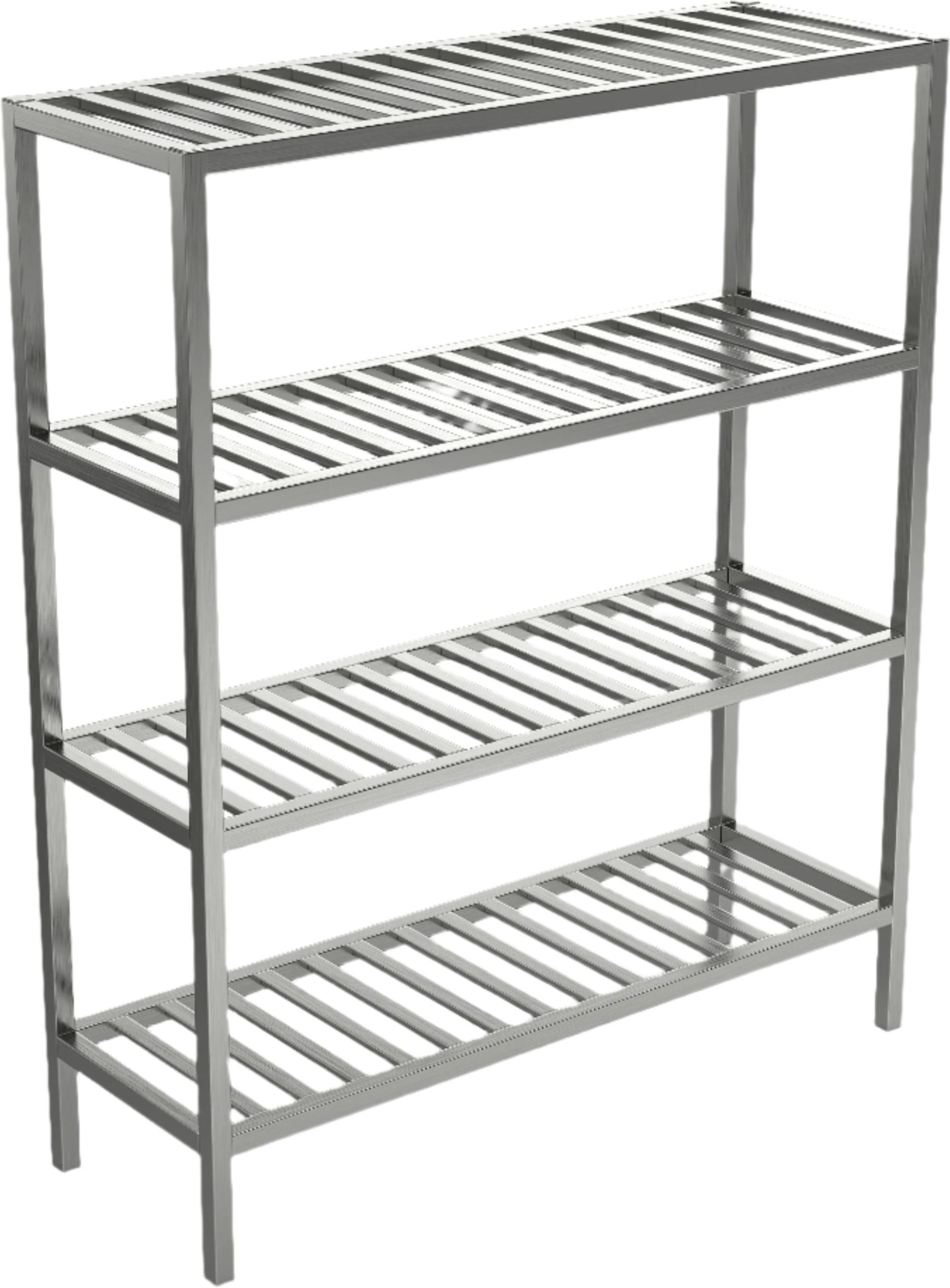 Winholt - 24" Aluminum T-Bar Shelving With 3 Shelves - ALSTB-60-324 Winholt - 24" Aluminum T-Bar Shelving With 3 Shelves - ALSTB-60-324
