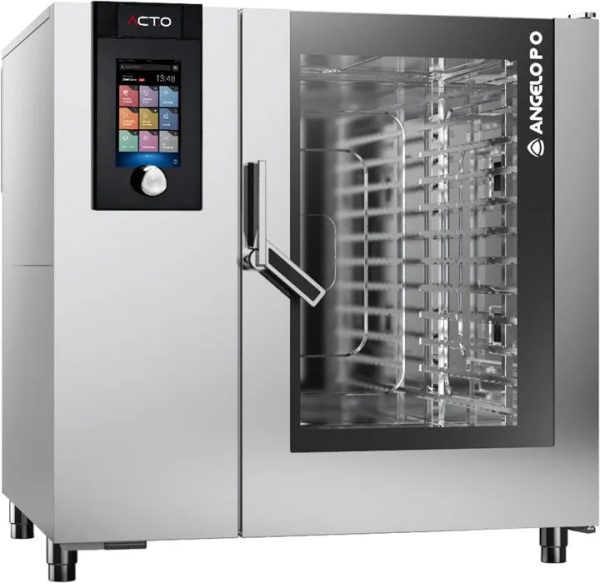 Angelo PO - ACT.O Gas Combi Oven 12 x GN 2/1 Pans Capacity - AT122G