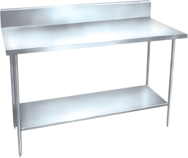 Winholt - 24" x 30" Stainless Steel Work Tables with 6" Height Backsplash - DTSBB-2430