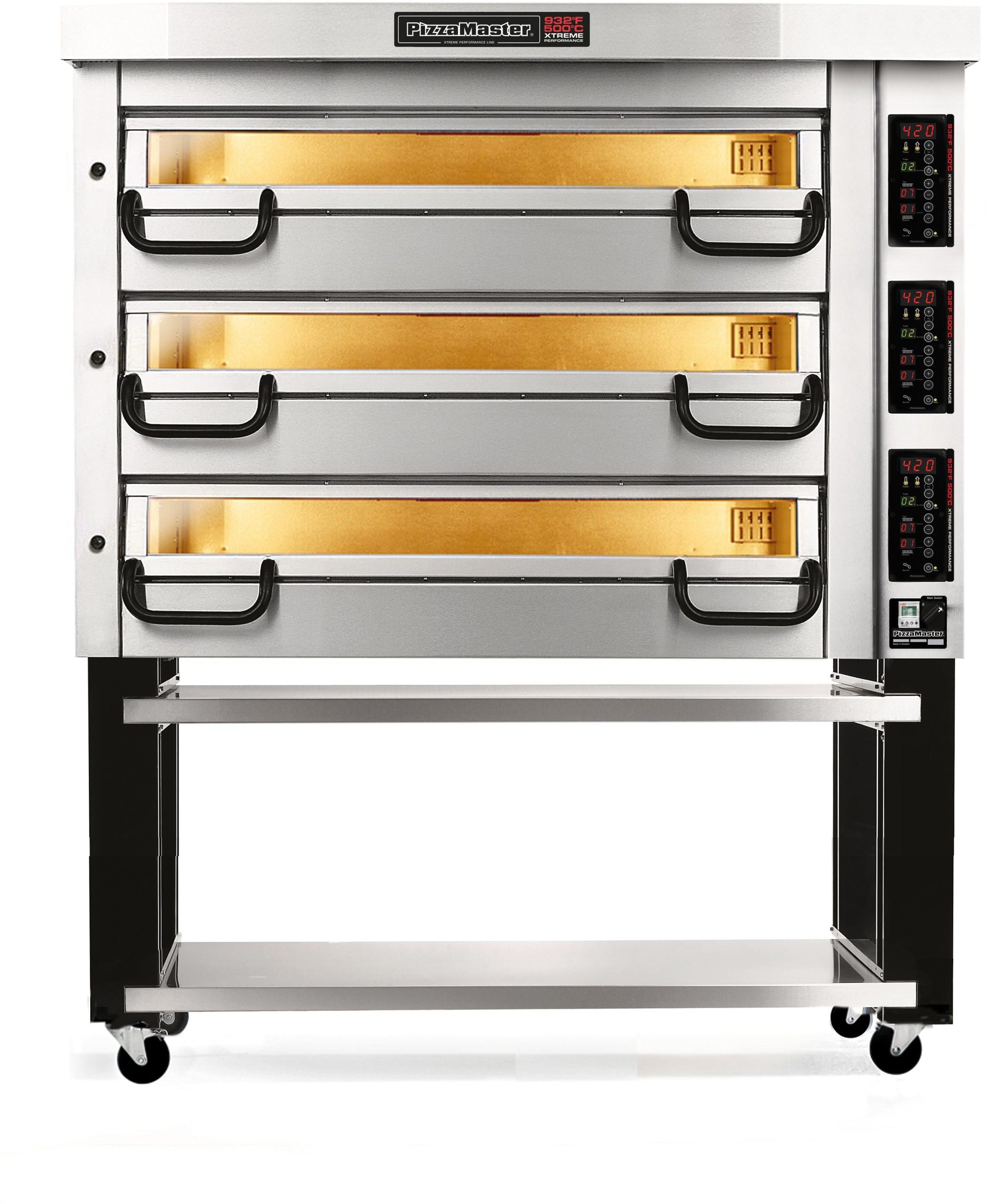 PizzaMaster - 700 Series 3 Stone Hearth, 3 Deck, Modular Electric Pizza Oven - PM 733ED PizzaMaster - 700 Series 3 Stone Hearth, 3 Deck, Modular Electric Pizza Oven - PM 733ED