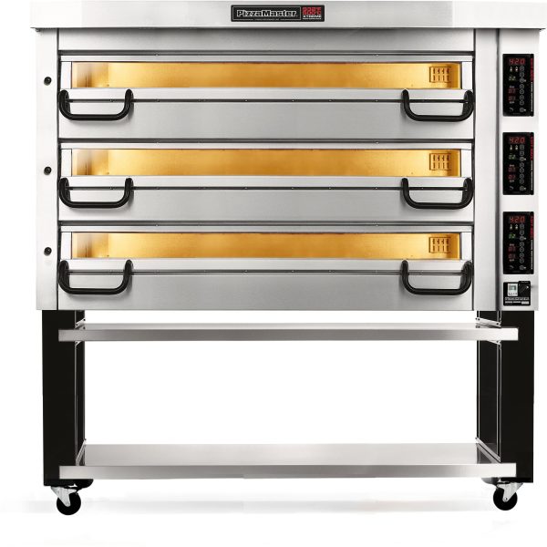 PizzaMaster - 700 Series 4 Stone Hearth, 3 Deck, Modular Electric Pizza Oven - PM 743ED