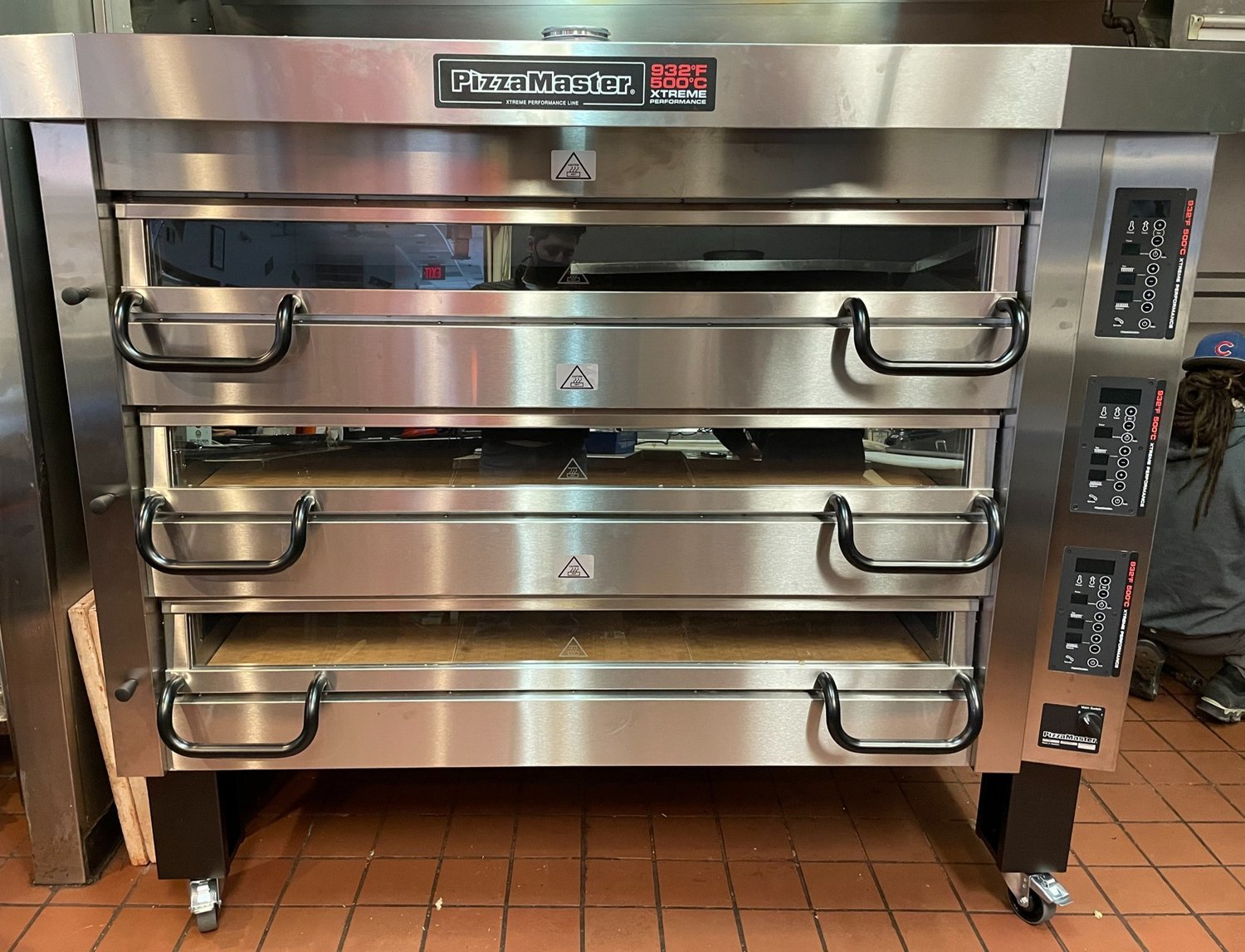 PizzaMaster - 800 Series 3 Stone Hearth, 3 Deck, Modular Electric Pizza Oven - PM 833ED PizzaMaster - 800 Series 3 Stone Hearth, 3 Deck, Modular Electric Pizza Oven - PM 833ED