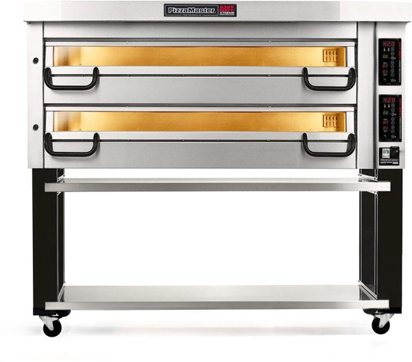 PizzaMaster - 800 Series 4 Stone Hearth, 2 Deck, Modular Electric Pizza Oven - PM 842ED