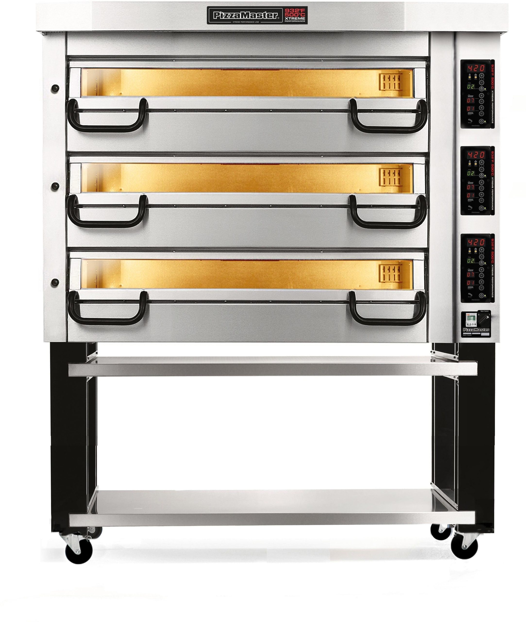 PizzaMaster - 900 Series 2 Stone Hearth, 3 Deck, Modular Electric Pizza Oven - PM 923ED PizzaMaster - 900 Series 2 Stone Hearth, 3 Deck, Modular Electric Pizza Oven - PM 923ED