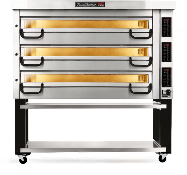 PizzaMaster - 900 Series 3 Stone Hearth, 3 Deck, Modular Electric Pizza Oven - PM 933ED