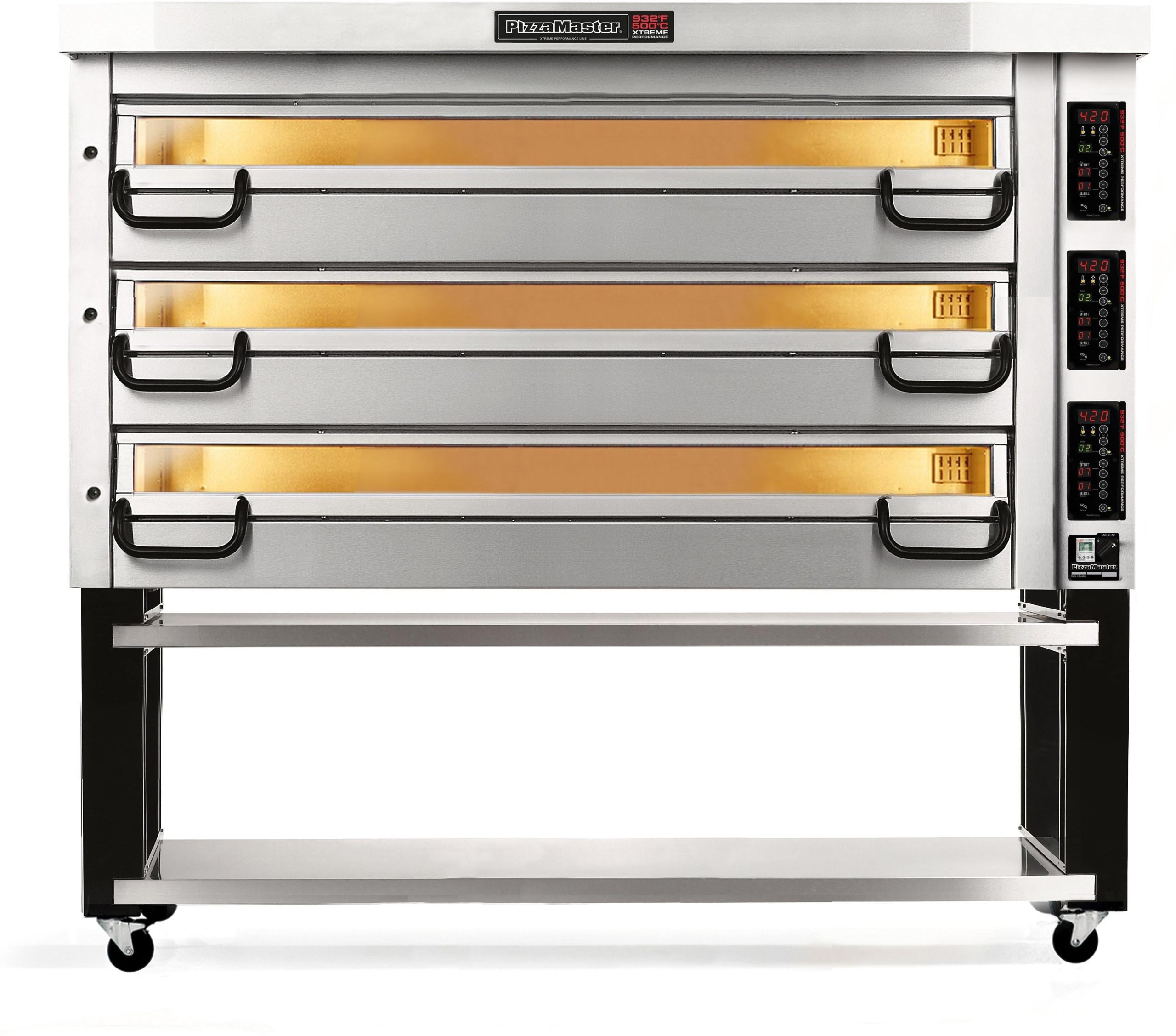 PizzaMaster - 900 Series 4 Stone Hearth, 3 Deck, Modular Electric Pizza Oven - PM 943ED PizzaMaster - 900 Series 4 Stone Hearth, 3 Deck, Modular Electric Pizza Oven - PM 943ED