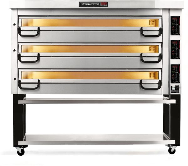 PizzaMaster - 900 Series 4 Stone Hearth, 3 Deck, Modular Electric Pizza Oven - PM 943ED