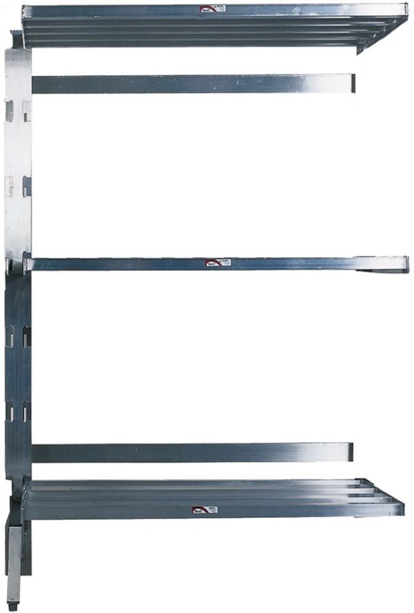 Winholt - 60" x 24" 4 Shelve Aluminum T-Bar Shelf & Add On Kit - SCAST-2460-4-AU