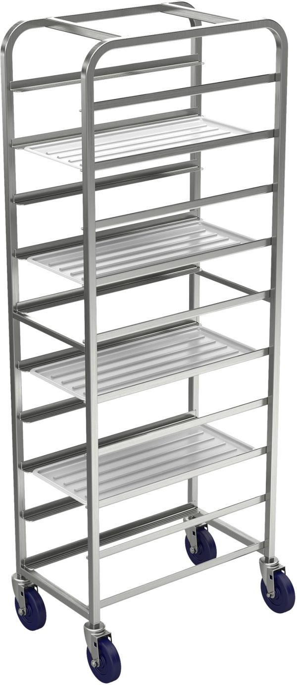 Winholt - Holds 6 - 10" Stainless Steel Platters Cart - SS-106