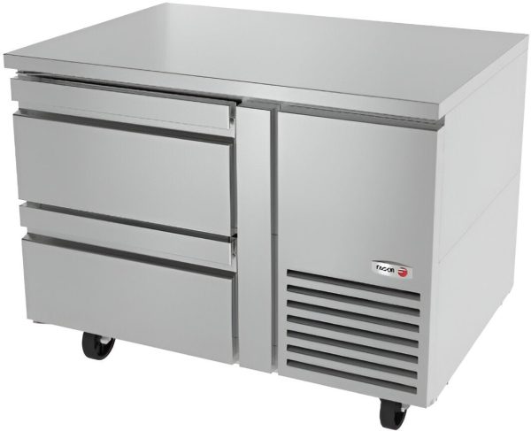 Fagor - SWR Series 115V, 46" Deep Undercounter Worktops Refrigerator With Two Drawer - SWR-46-D2