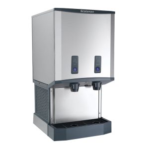 Scotsman HID540ABX-1 21" Meridian Push-Button Air Cooled Countertop Nugget Ice Machine & Water Dispenser - 500 Lbs.