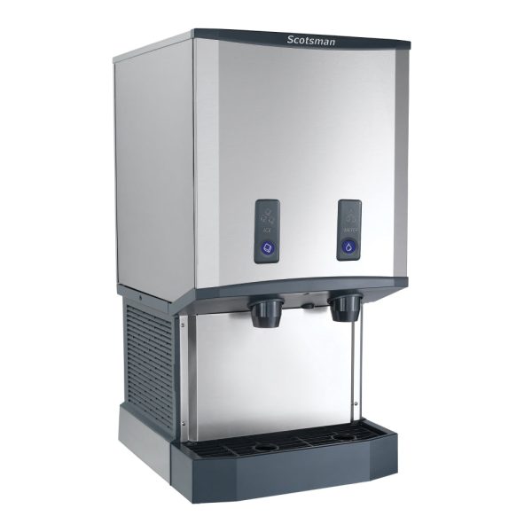 Scotsman HID540ABX-1 21" Meridian Push-Button Air Cooled Countertop Nugget Ice Machine & Water Dispenser - 500 Lbs.