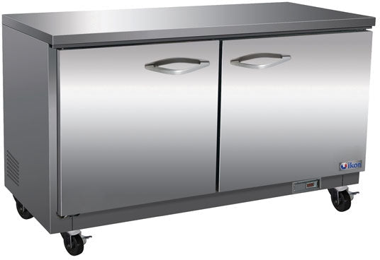 Ikon IUC61F 61" Solid 2-Door Undercounter Freezer