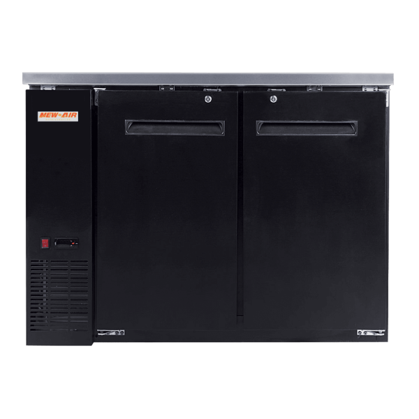 New Air NBB-48-SB-N 49" Solid 2-Door Back Bar Refrigerator