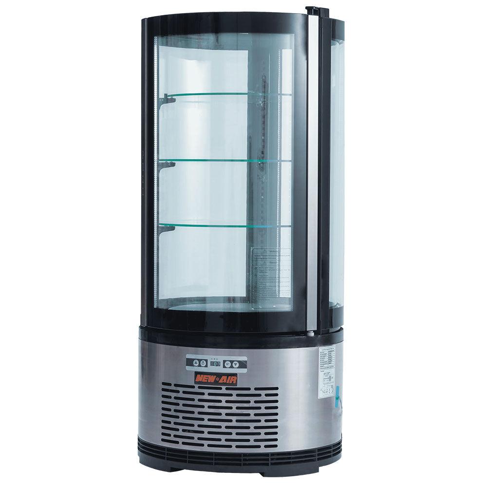 New Air NDC-010-RD 19" Circular Refrigerated Countertop Display Case New Air NDC-010-RD 19" Circular Refrigerated Countertop Display Case