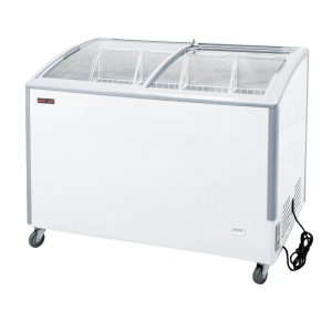 New Air 49" Ice Cream Freezer with Curved Glass Top 11.6 Cu.Ft. - NIF-49-CG