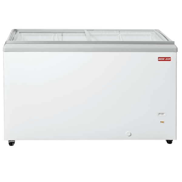 New Air 60" Ice Cream Freezer with Slide Flat Glass Door 13.9 Cu. Ft. - NIF-60-FG