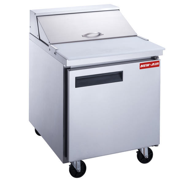 New Air NPT-029-SA 29" 1-Door Salad/Sandwich Prep Refrigerator