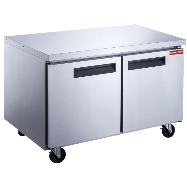 New Air NUR-048-SS 48" Solid 2-Door Undercounter Refrigerator