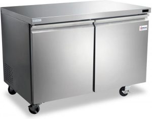 Omcan Two (2) Door Undercounter Freezer, . ( ), Stainless Steel