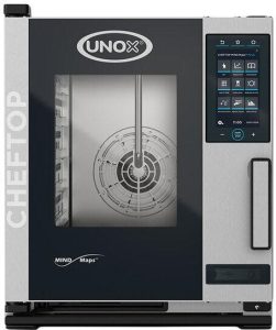 Unox XACC-0513-EPRM ChefTop MIND.Maps Compact Plus Electric Countertop Combi Oven - 208-240V, 3 Ph - 5 Trays/GN 1/1