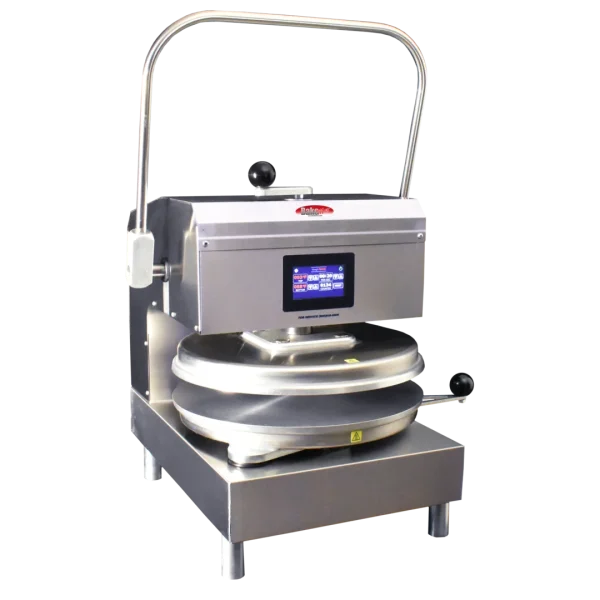 BakeMax BMTXM218SS Commercial Countertop Manual Swing Away Dual Heat Dough Press