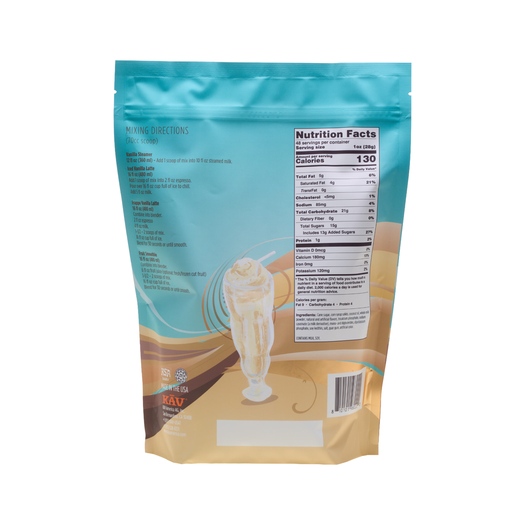 KAV Iced Blended Vanilla KAV Iced Blended Vanilla - Image 2