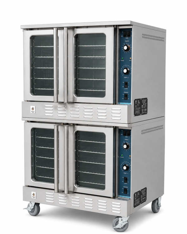HOTZONE - 40" Double Deck Gas Convection Oven (10-Tray Total)